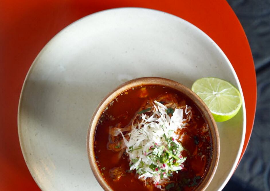 Meso Maya's posole rojo is one of its best dishes, Leslie Brenner said in 2012. Meso Maya...