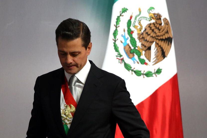 Enrique Peña Nieto deja la presidencia de México el 1 de dciembre.(AGENCIA REFORMA)
