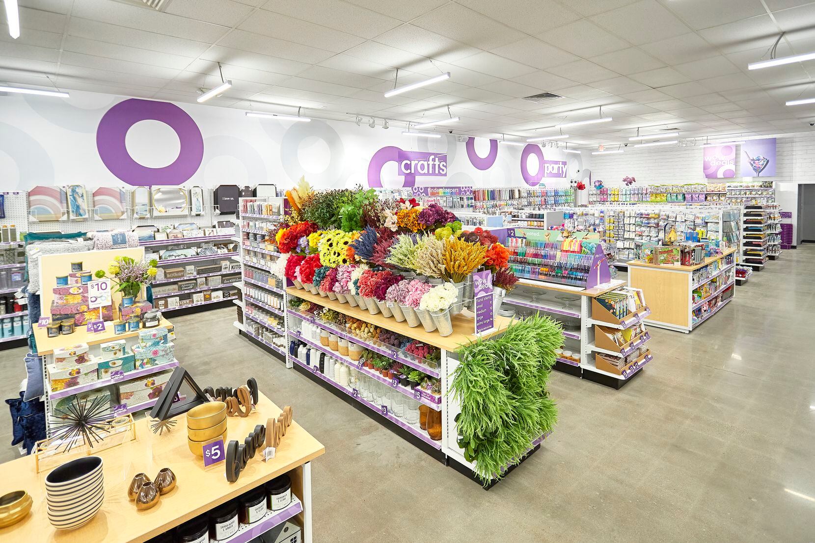 Interior of Dollar General's new concept called Popshelf. The first one in Texas will open in spring 2022 in McKinney at 2821 Craig Drive.