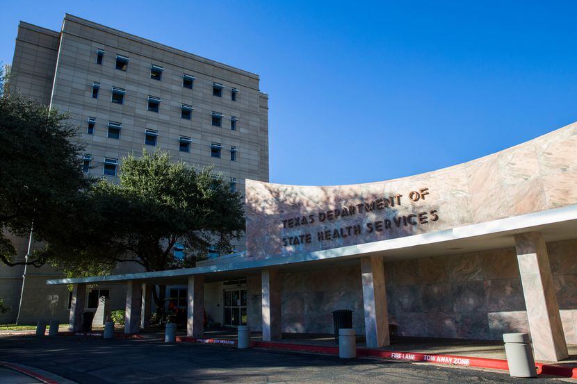 The Texas Department of State Health Services building on West 49th Street in Austin.