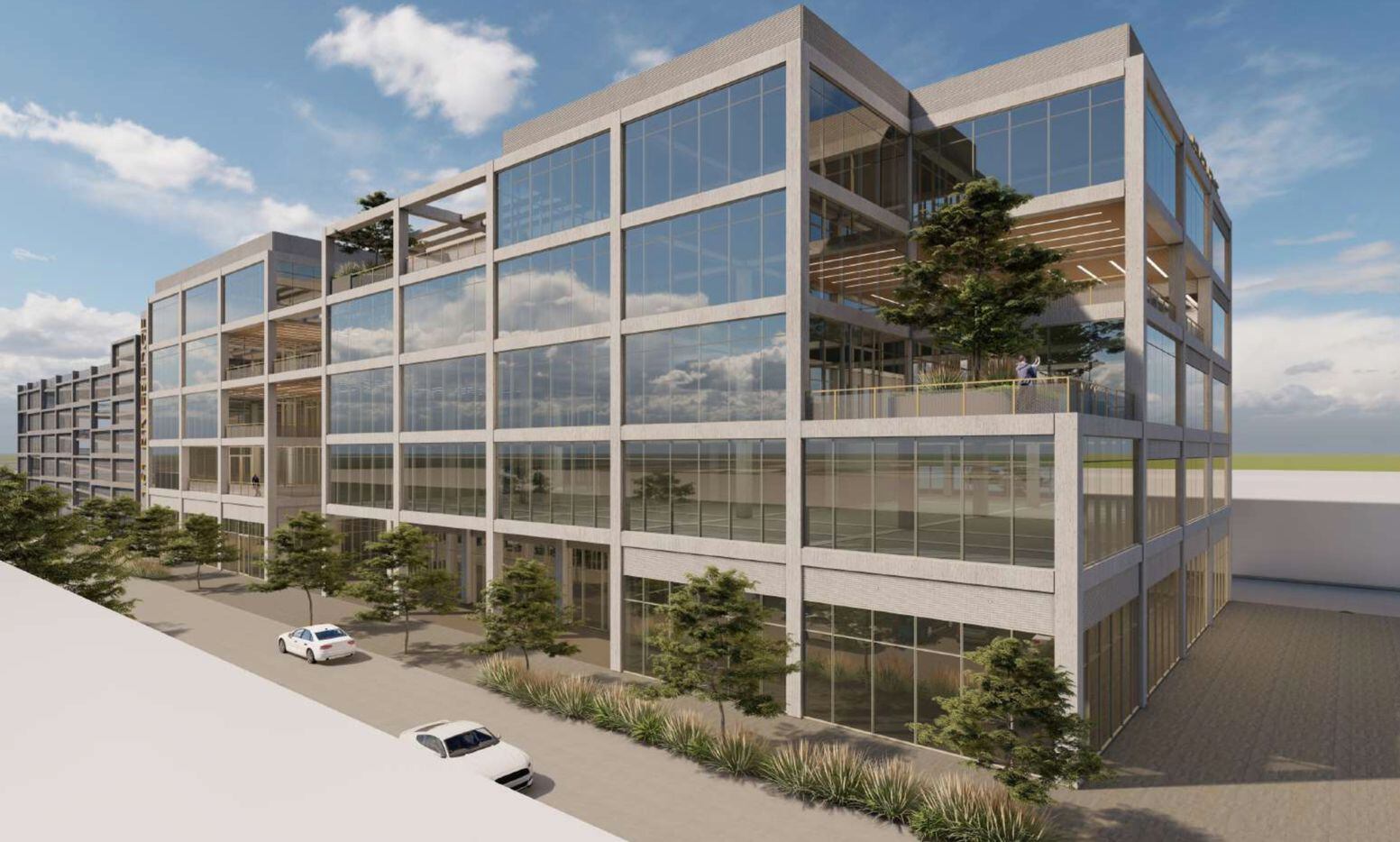 Quadrant Investment Properties' River Edge building near Irving Boulevard will have five...