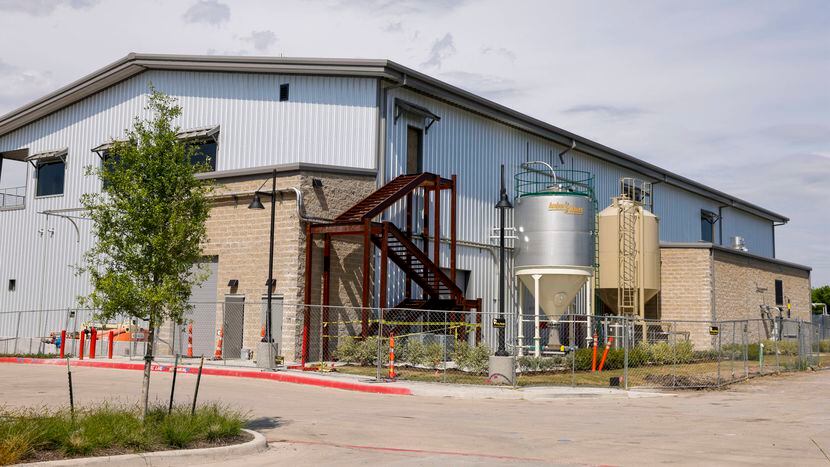 Construction continues at the new TUPPS Brewery location in McKinney, Texas, Wednesday, May...
