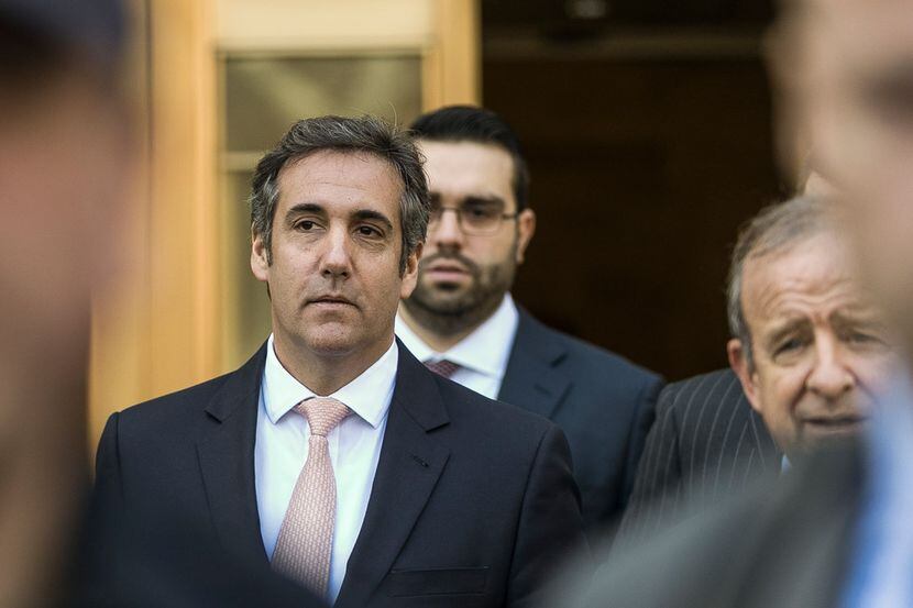 In this April 2018 file photo, Michael Cohen, President Donald Trump's personal lawyer and...