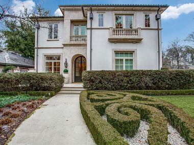 A look at the front of the Dallas home Kameron Westcott is selling.