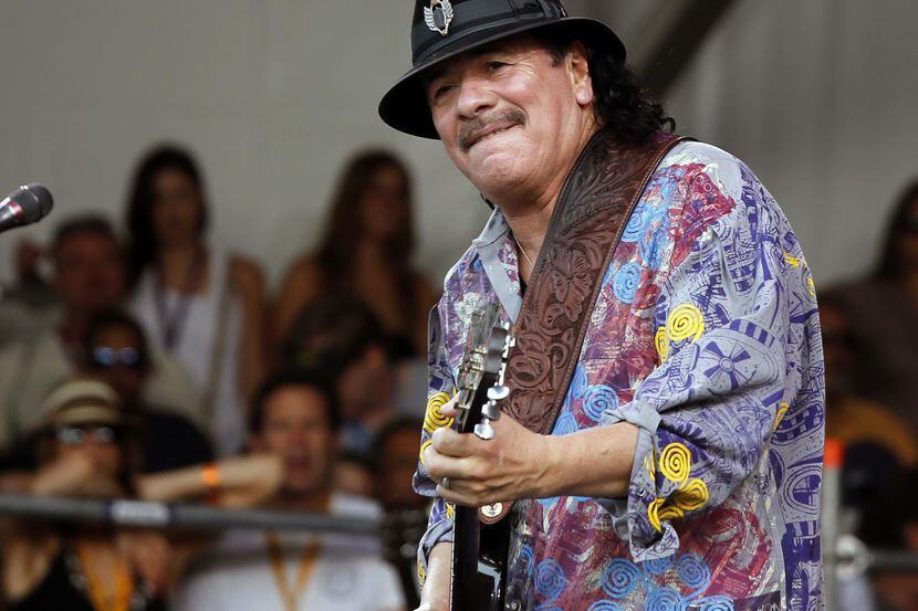El guitarrista Carlos Santana.(AP)
