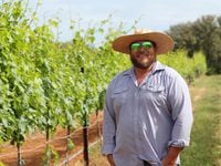 Reagan Sivadon is the winemaker at Sandy Road Vineyards in Johnson City, Texas.