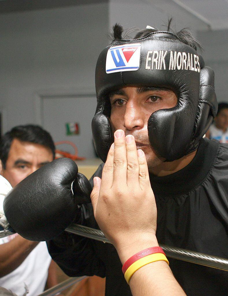 Erik “El Terrible” Morales, en una foto del 1 de setiembre de 2005. (OMAR TORRES/AFP/Getty...