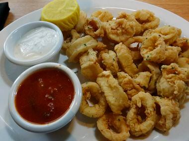 Calamari photographed Monday December 14, 2015, from the lunch menu of the new Coal Vines...