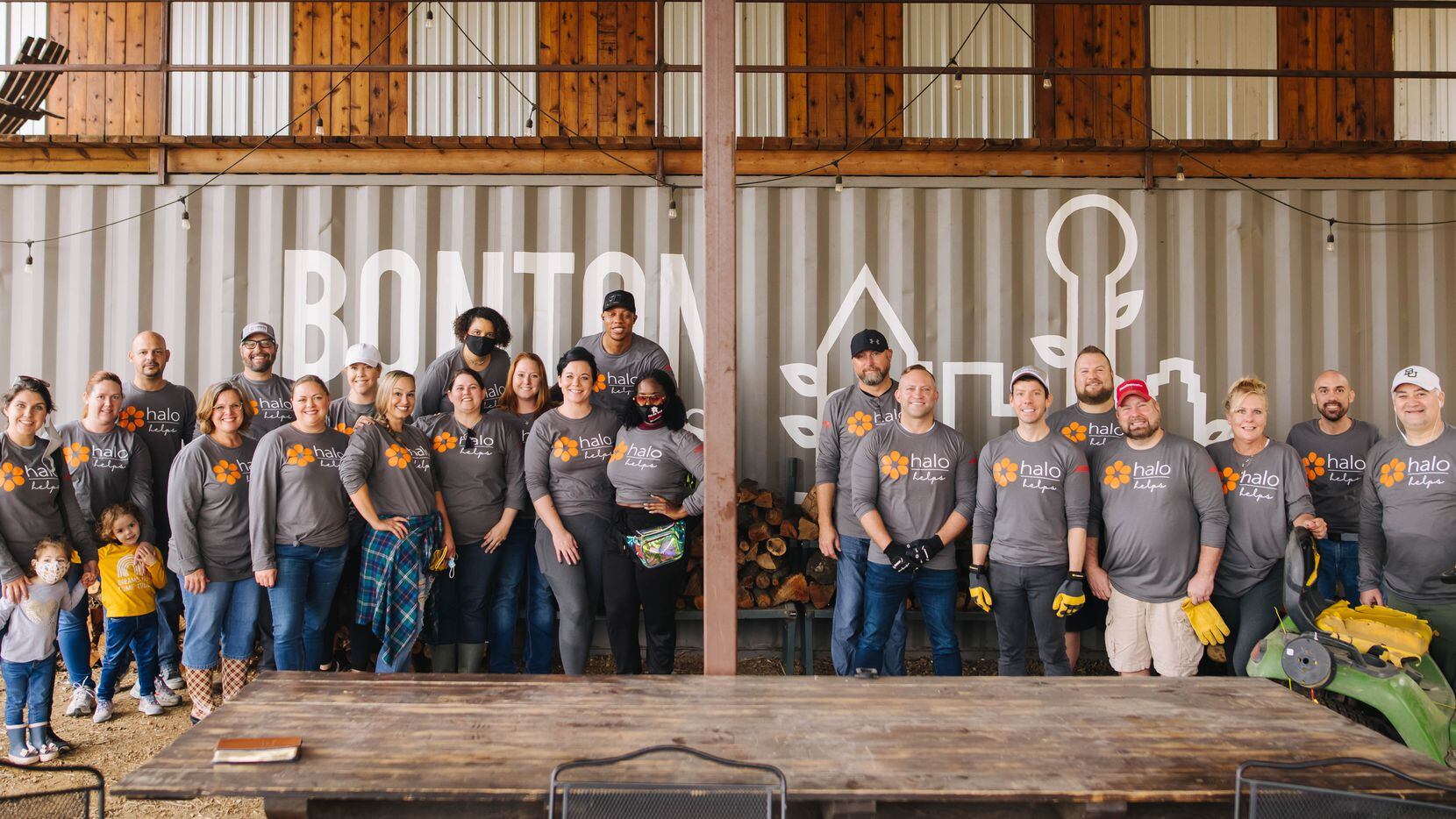 Halo Group Realty did a day of service at Bonton Farms through its Halo Helps initiative.