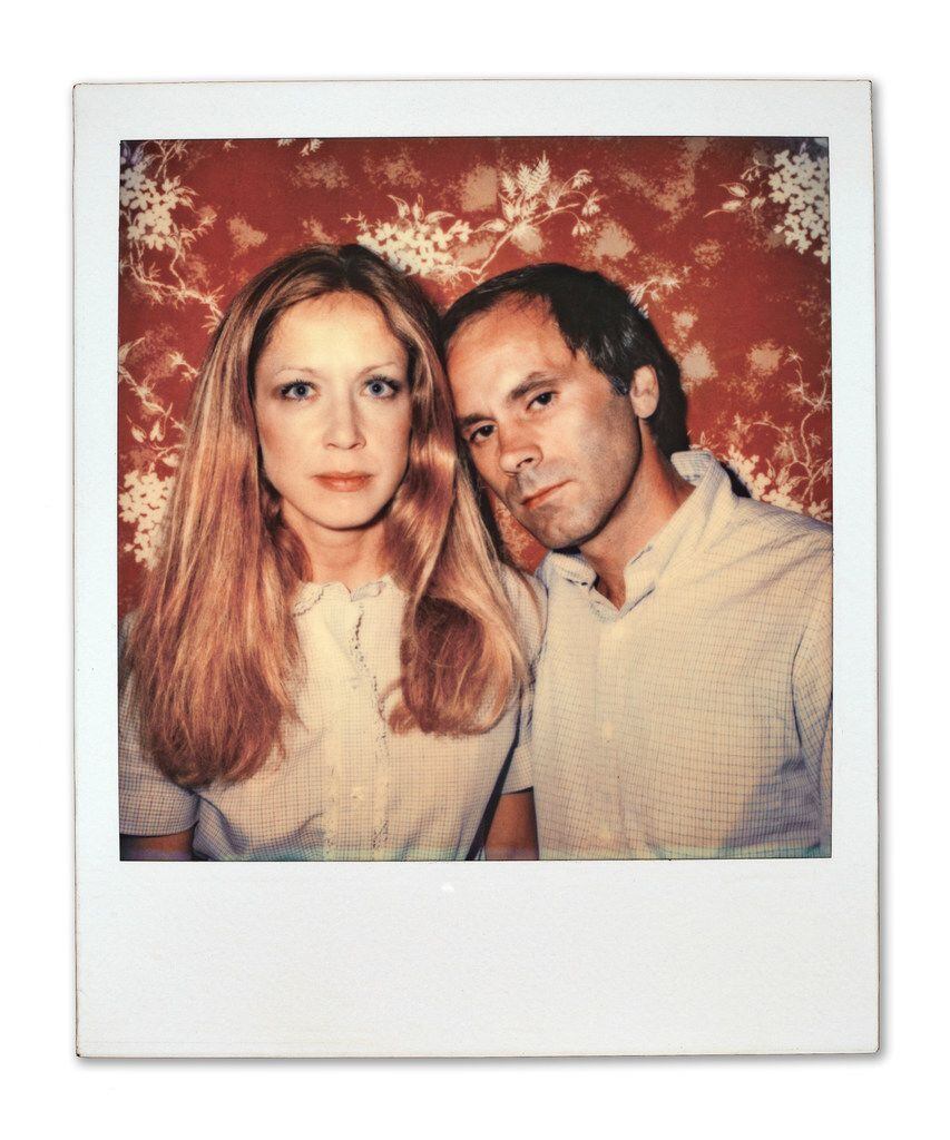 In a time before the word "selfie," a color Polaroid of Carol Black, left, and artist Paul...