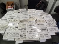 Police seized 42 fake paper license plate tags and issued 49 citations Wednesday through an operation with other agencies across southern Dallas.
