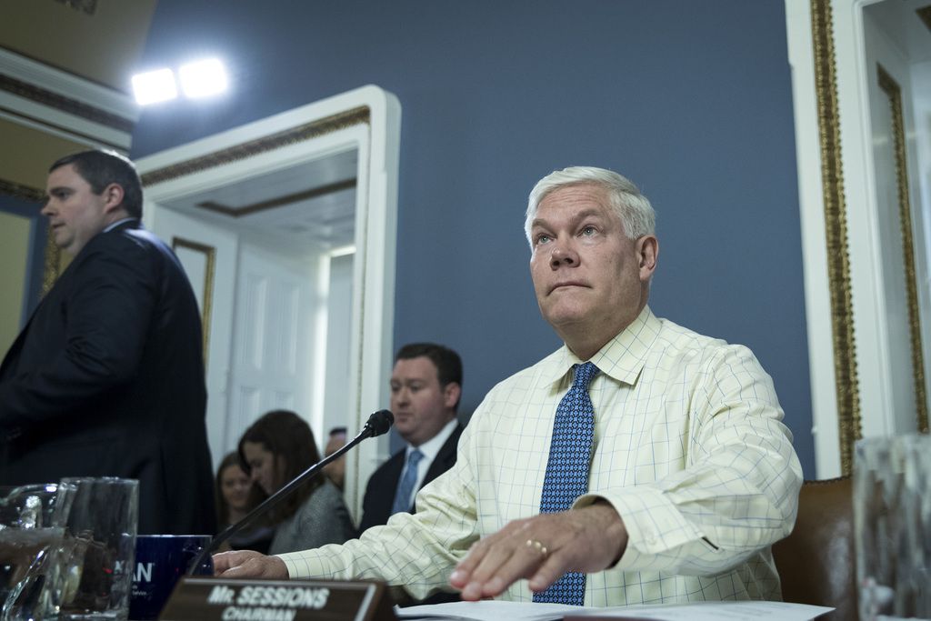 Pete Sessions, then chairman of the House Rules Committee, chairs a meeting to set the rules...