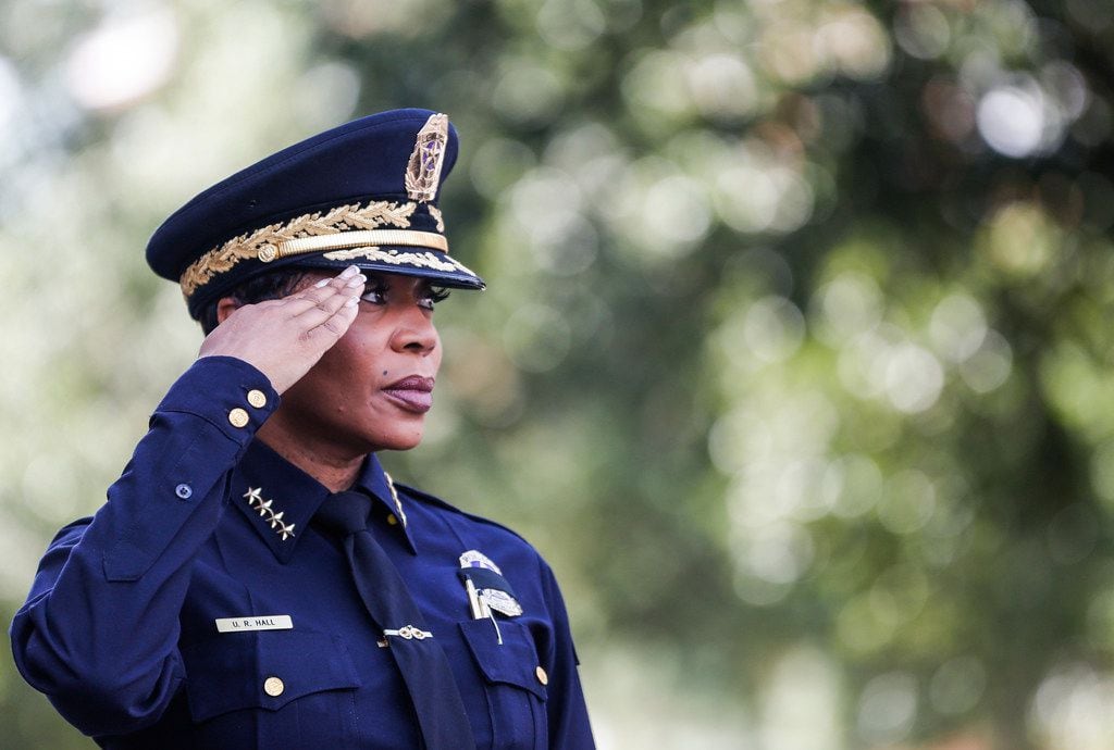 Dallas Police Chief U. Renee Hall , who has been on leave since July 10, is expected to...