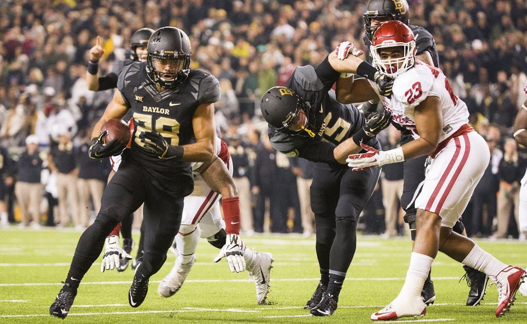 Oklahoma defense locks down Baylor rush attack after early struggles