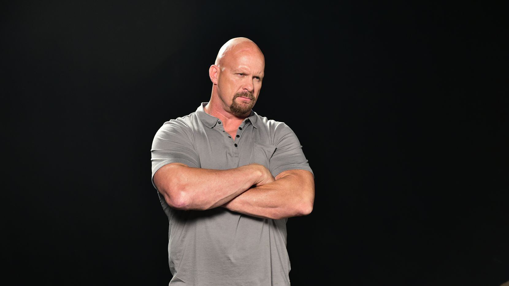 Former WWE Wrestler Stone Cold Steve Austin shooting a Wndy's Commerical at PC&E Studio  on...