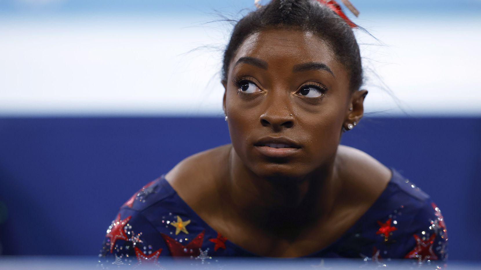 Threatened For Gold Simone Biles U S Gymnastics Open Olympics With Upset Results In Qualifier