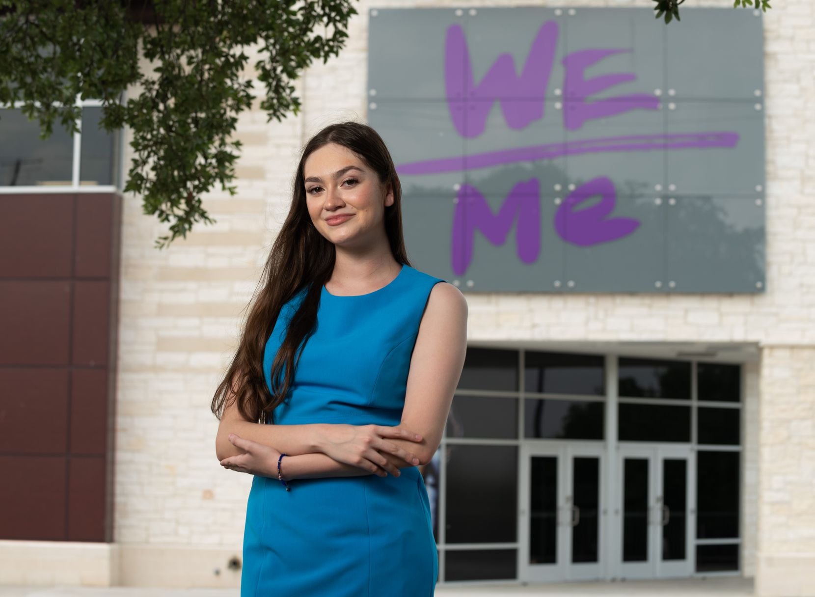 Andrea Maldonado, 21, a junior at Paul Quinn College in Dallas, uses the campus' mental...