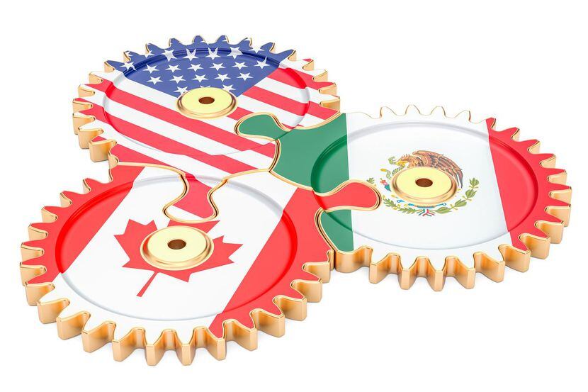 Canadá, Estados Unidos y México son los socios del Tratado de Libre Comercio de...