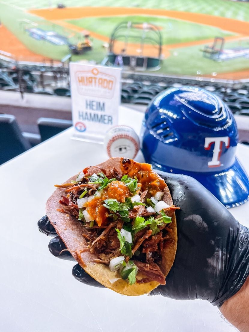 Fans who purchase the $99.99 beef shank from Hurtado Barbecue during World Series games in...