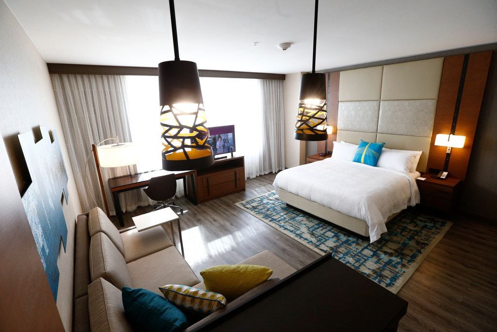 The  Residence Inn opened this month in the old Mercantile Commerce building, which it...