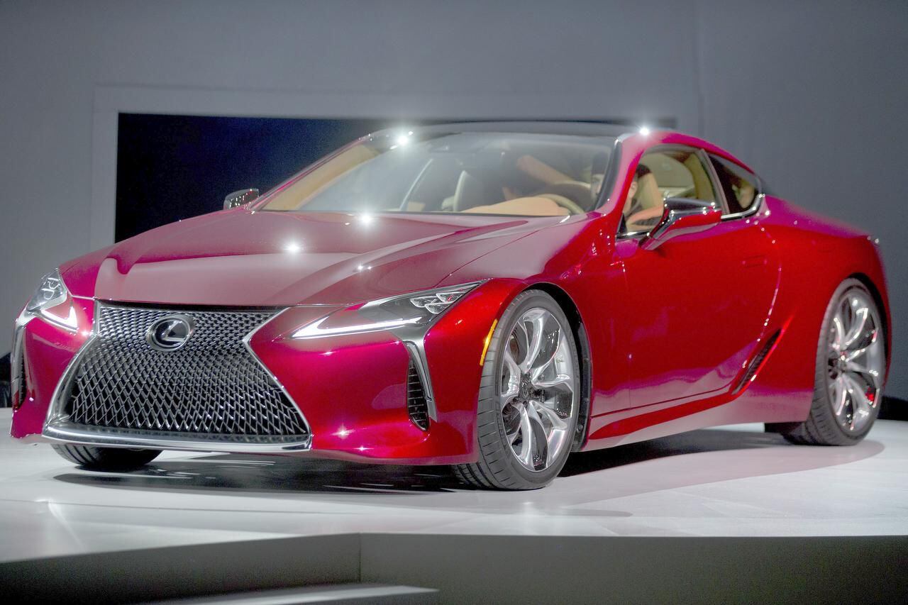 The Lexus LC 500, unveiled at the Detroit show, can zip from 0 to 60 miles ...