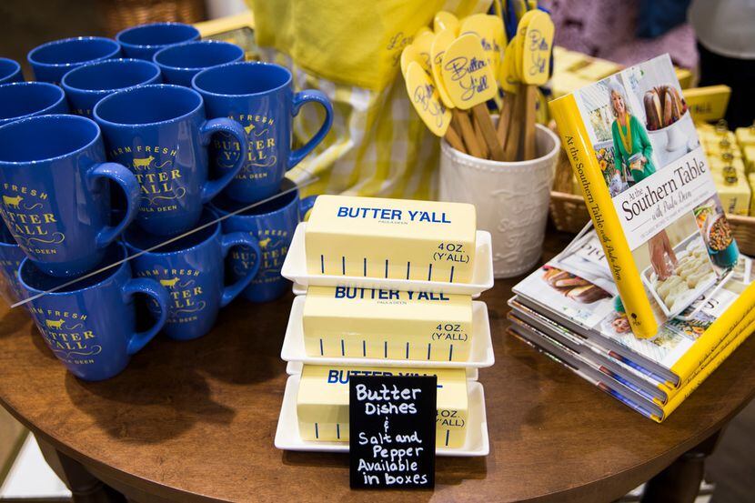 Products are on display at a new location of Paula Deen's Family Kitchen restaurant and...