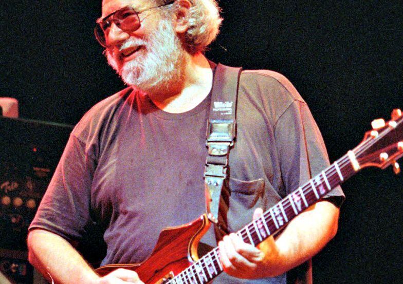 Grateful Dead lead singer Jerry Garcia is pictured on Nov. 1, 1992.