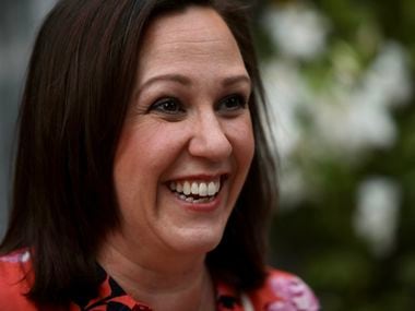 Texas Democratic Senate hopeful MJ Hegar, shown campaigning at Los Vaqueros in Fort Worth last Sunday, and her allies may have at least matched the financial firepower of incumbent Republican U.S. Sen. John Cornyn for an end-of-campaign ad barrage. One expert, though, questions if the TV spots have come too late.