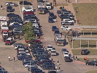 There was a heavy police presence at Timberview High School on Wednesday morning.