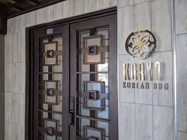Koryo Korean BBQ's new front doors hint at the opulently redesigned dining room inside.