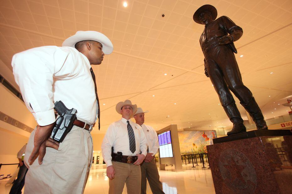 The Horrible Truth of Love Field's Texas Ranger Statue - D Magazine