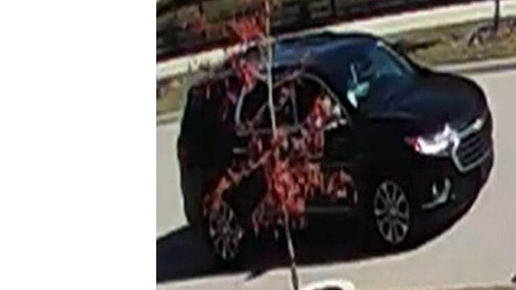The suspect's car in recent Frisco robberies.