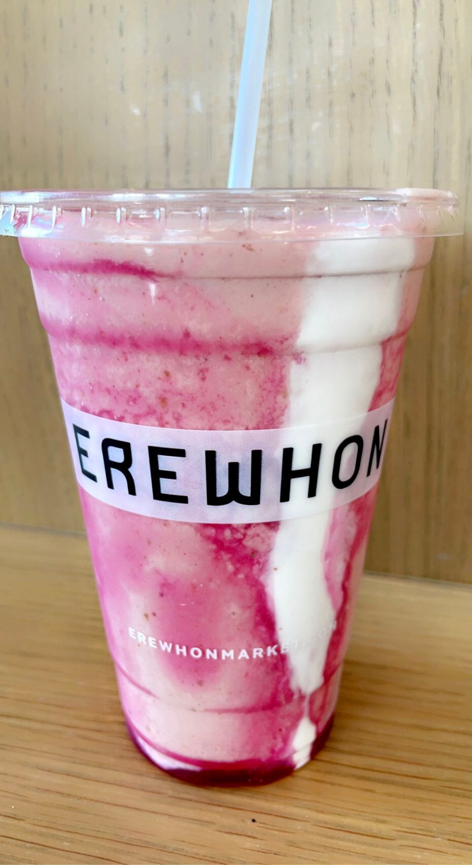 Hailey Beiber's Strawberry Glaze Skin Smoothie was as delicious as it looks.