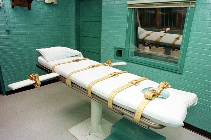 La cámara de ejecuciones en la prisión de Huntsville, Texas. (AFP/GETTY IMAGES/PAUL BUCK)
