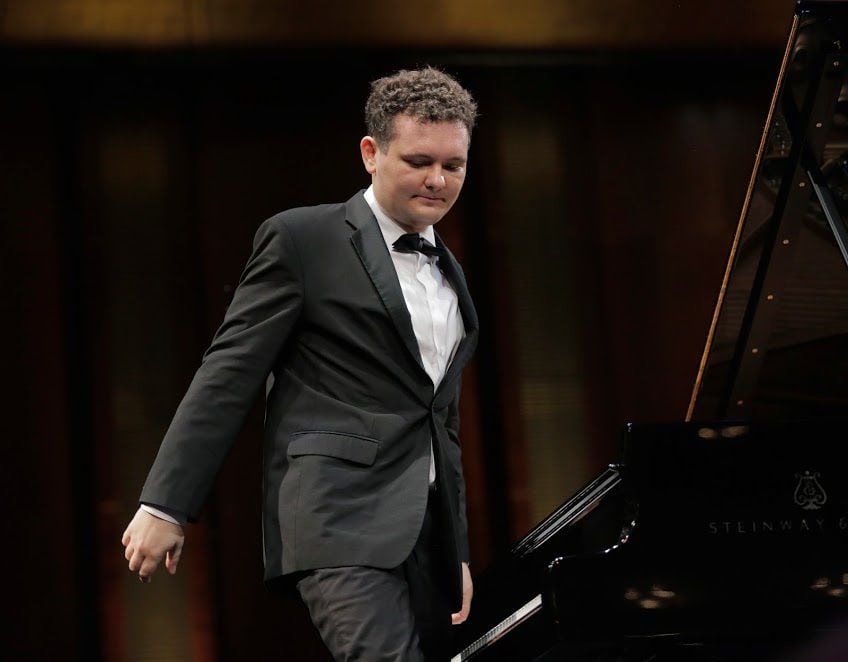 Yuri Favorin in the semifinal round of the Van Cliburn International Piano Competition, June...