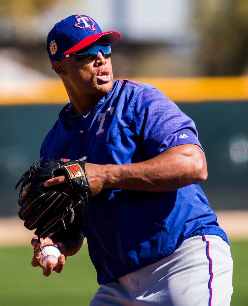 Adrián Beltré, tercera base de Texas. Foto DMN