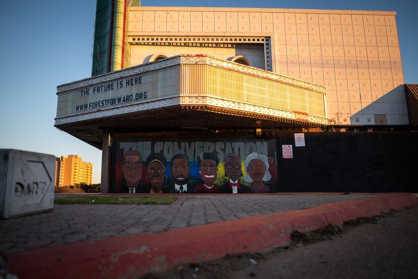The historic Forest Theater on Martin Luther King Jr. Boulevard in Dallas, on Jan. 26, 2023....