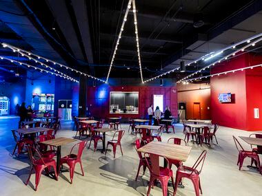 Open dinning seating at Two-Bit Circus at The Shops at Park Lane in Dallas, Monday, November...