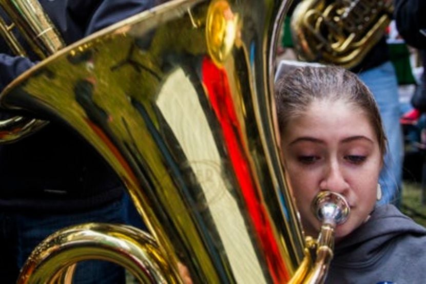 TubaChristmas concerts feature tuba and euphonium players.