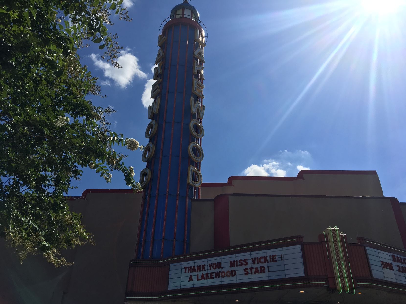 Lakewood Theater honored Vickie Thompson after her death.