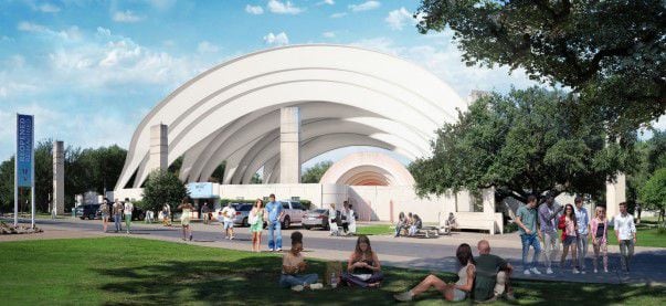 Proposed Fair Park Band Shell rendering. 