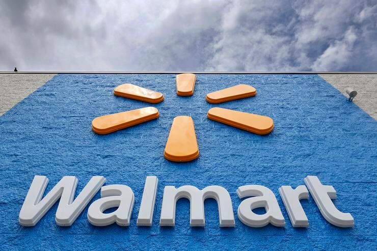 An exterior view of the Walmart Supercenter on Ohio Drive in Plano, Texas, July 16, 2021....