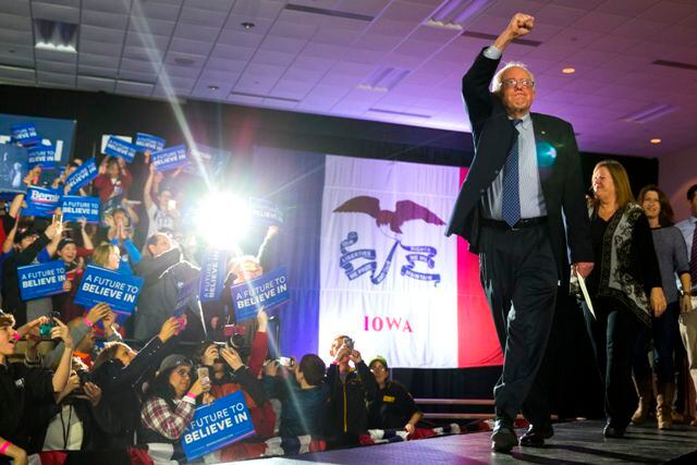 Bernie Sanders tiene ventaja en New Hampshire.