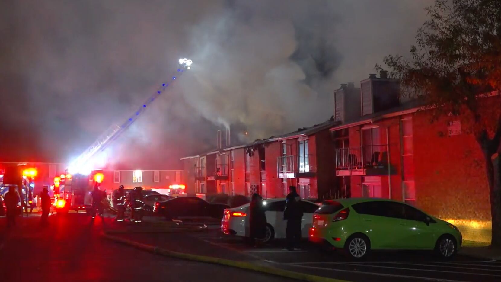 Fort Worth Fire Department responded just before 3 a.m. to a fire at 8700 N Normandale St.