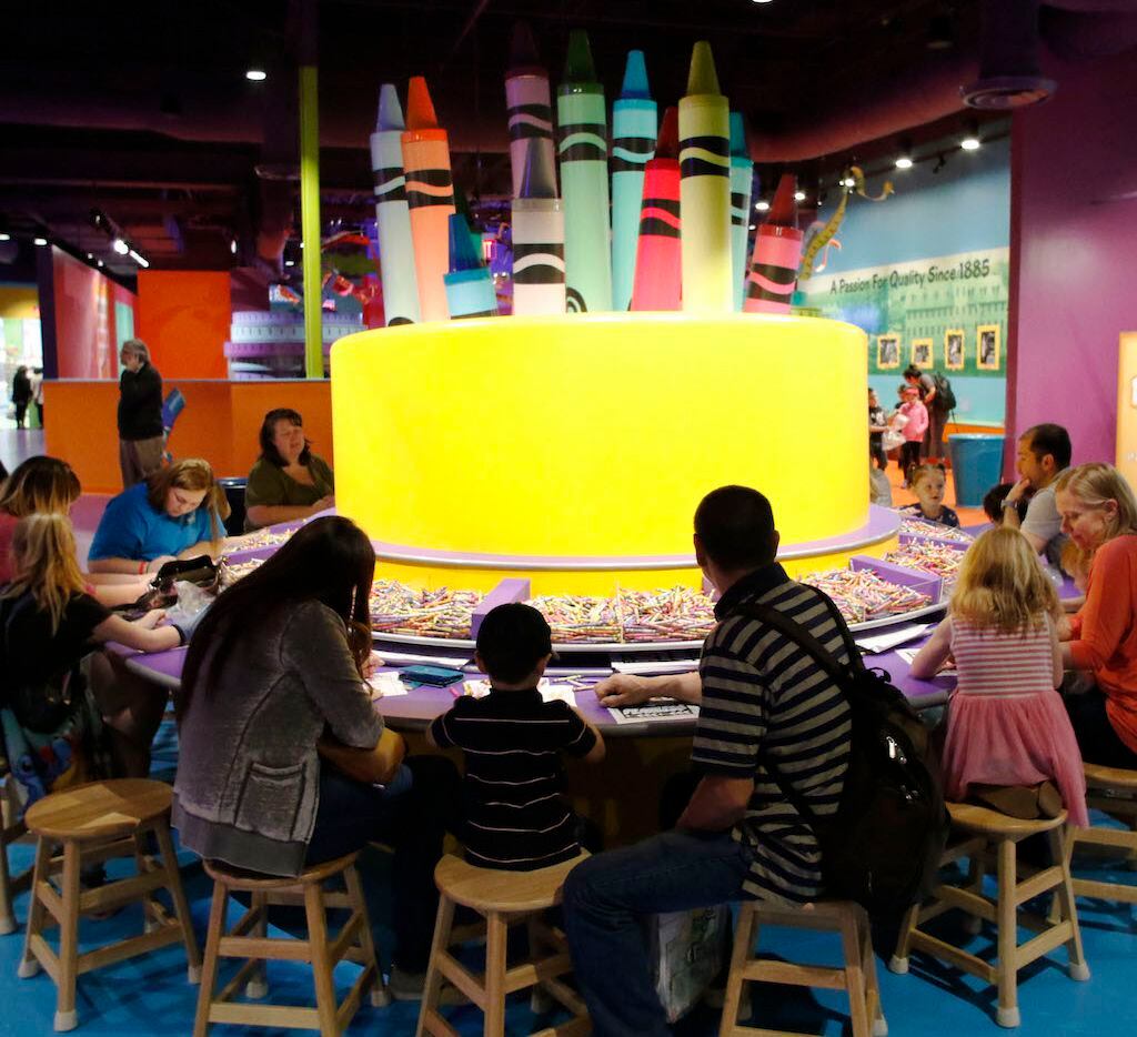 Crayola Experience is in the Shops at Willow Bend in Plano.