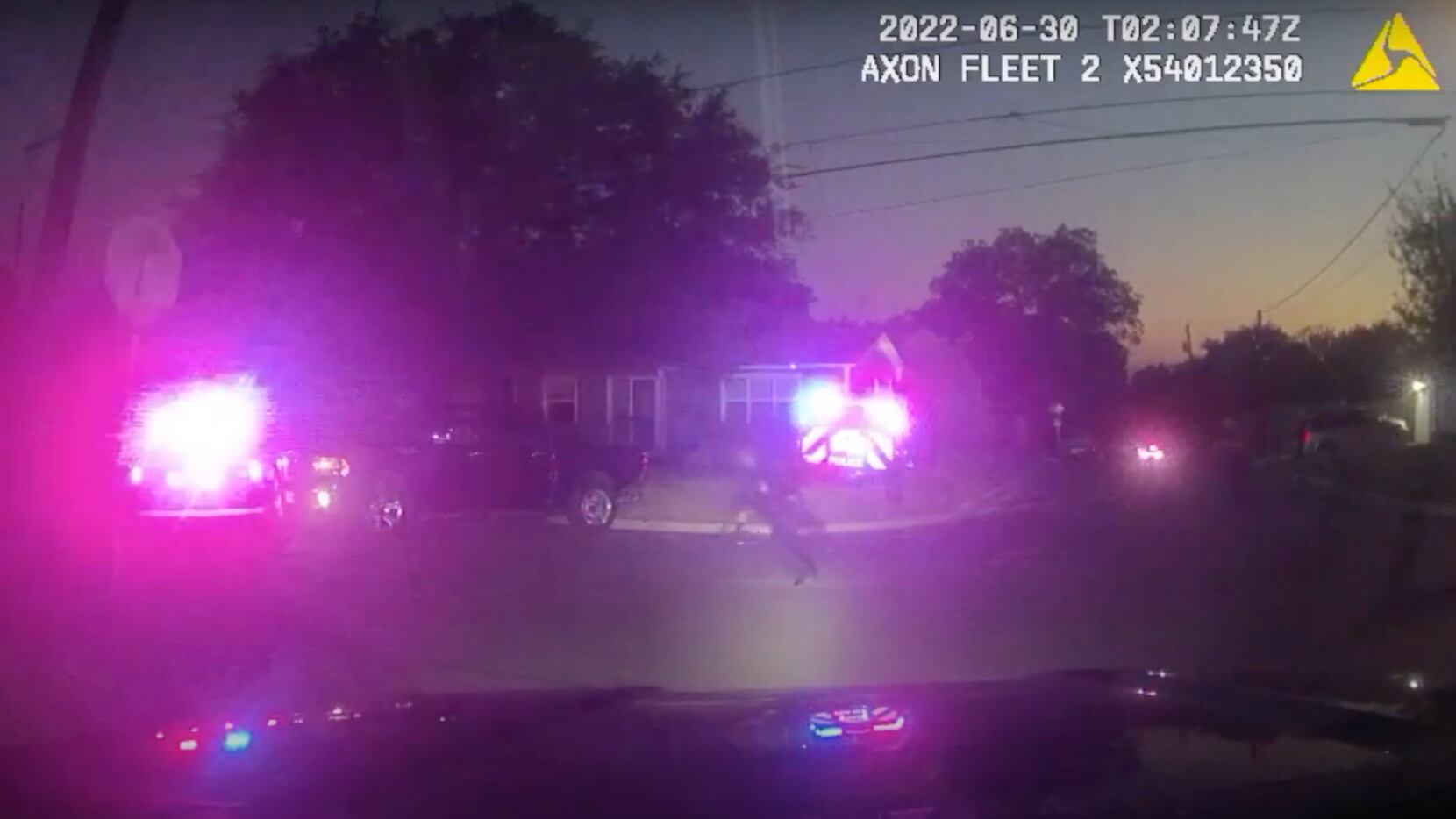 Dash-camera footage of an officer-involved shooting Wednesday, June 29 in Fort Worth.