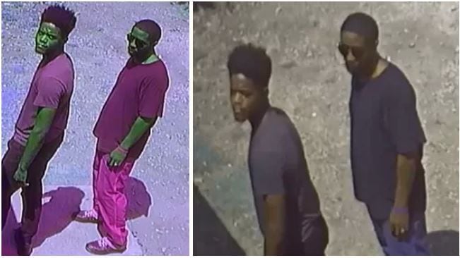 Police released these images of the suspects in the double slaying.