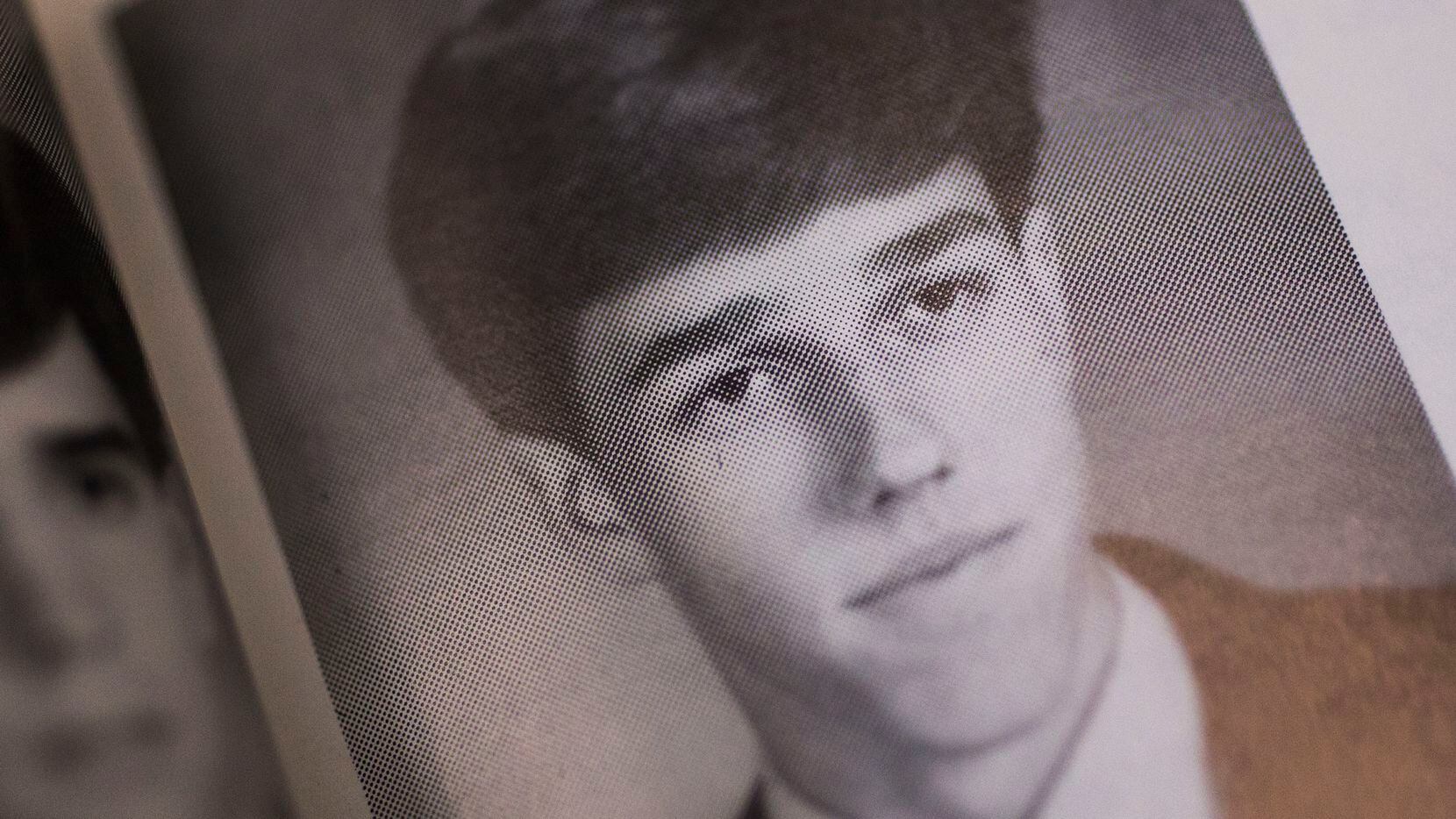 Beto O'Rourke's senior page is seen in a 1991 Woodberry Forest School yearbook on Wednesday,...