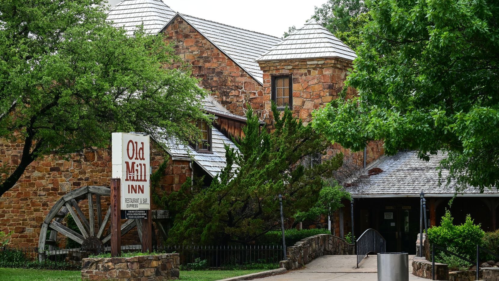 Fair Park's stone restaurant with a waterwheel has been open since 1936. The Old Mill Inn...