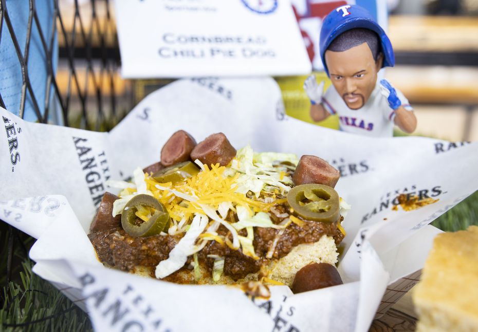 The cornbread chili pie dog is a fork-and-knife situation.